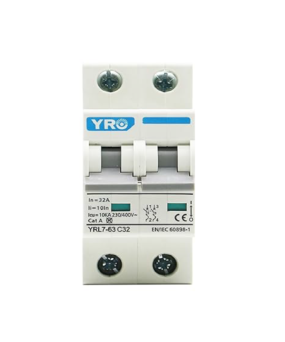 Interruptor Automático YRO YRL7 2P 40A 6kA 110/220V AC