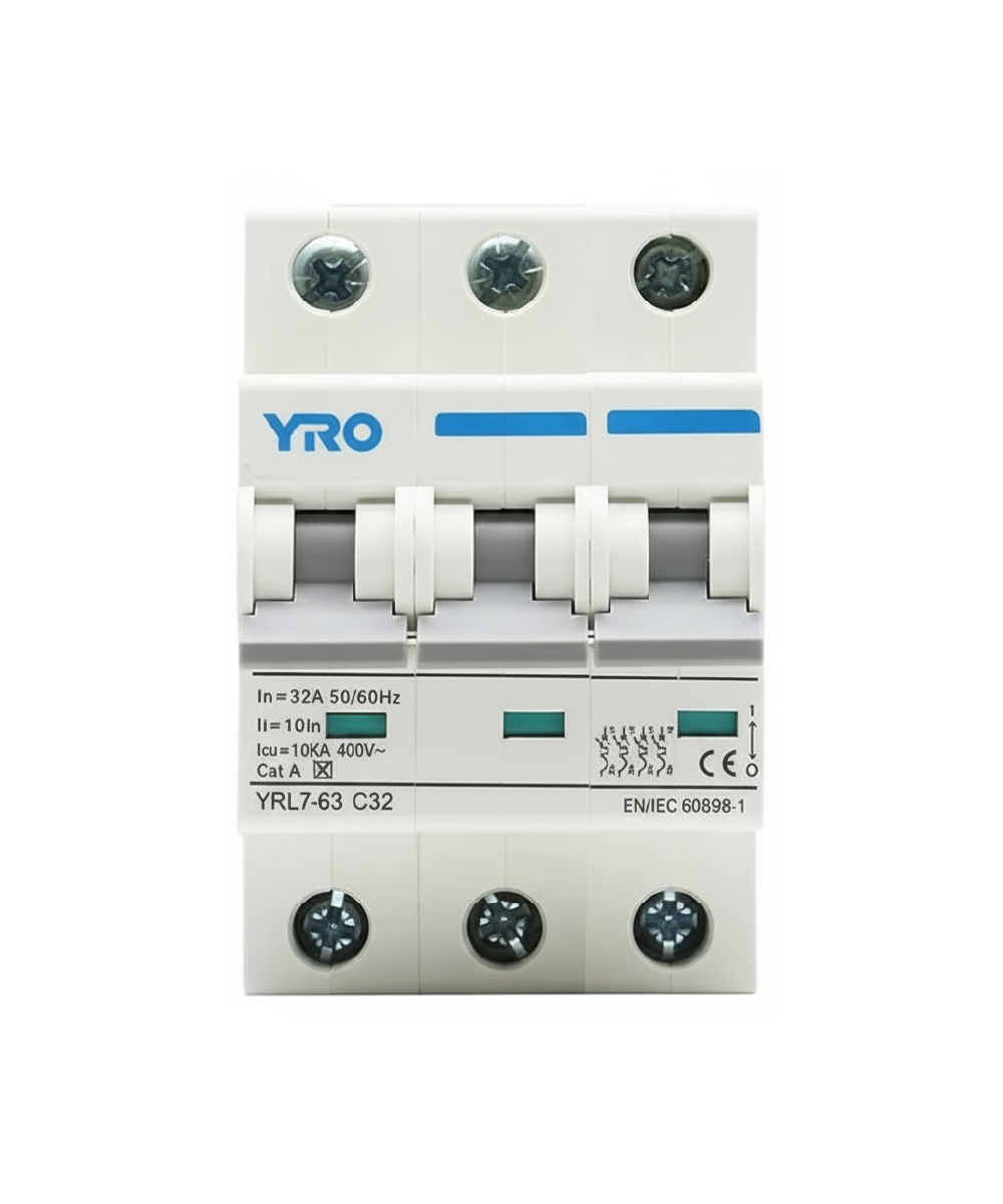 Interruptor Automático YRO YRL7 3P 80A 6kA 220/440V AC